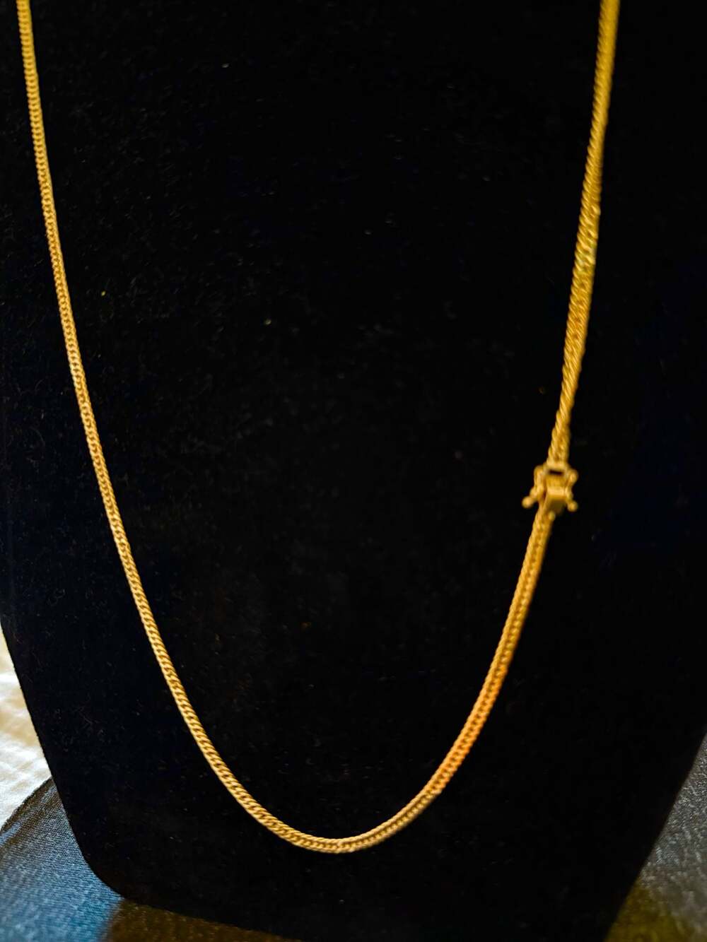 18K Yellow Gold Japan Style Necklace 750 Hallmarked